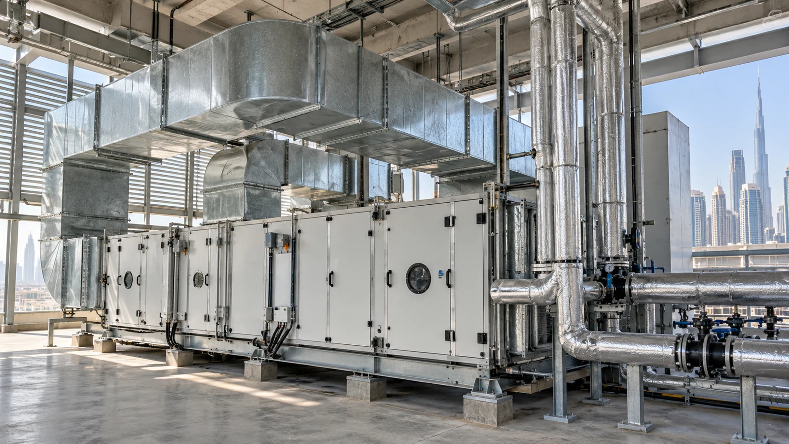 Air conditioning & ventilation &mdash; illustrative service image