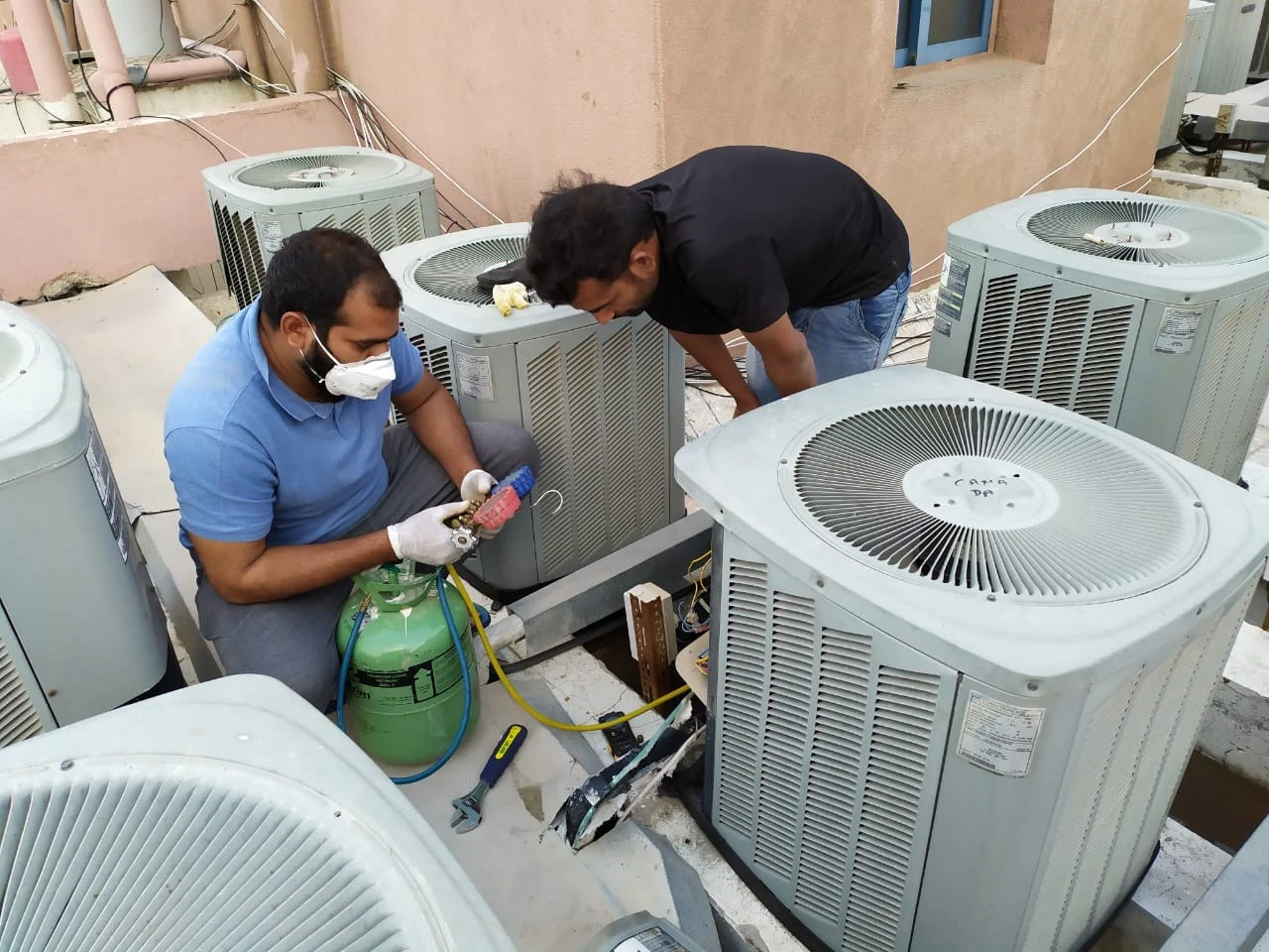 Air conditioning maintenance